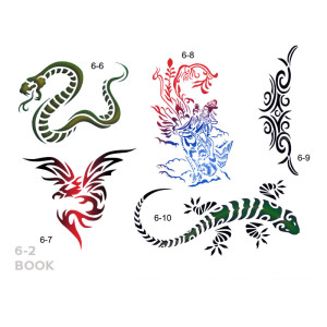 Σχέδια tattoo Σώματος BOOK  6