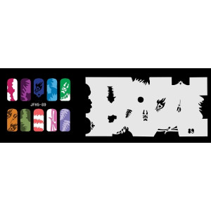 Nail Stencil Σχέδια Αερογράφου Νυχιών