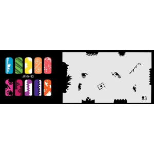 Nail Stencil Σχέδια Αερογράφου Νυχιών