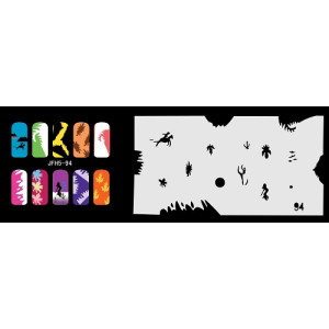 Nail Stencil Σχέδια Αερογράφου Νυχιών