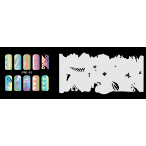 Nail Stencil Σχέδια Αερογράφου Νυχιών